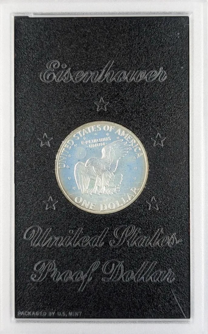 1972-S Eisenhower " Ike" Proof Silver Dollar - 2