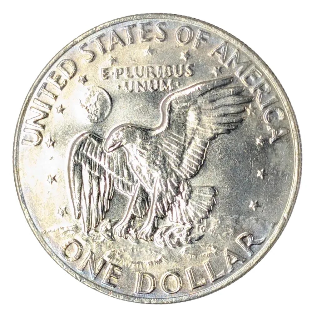 1977 Eisenhower " Ike" Uncirculated Dollar- Soft Toning - 2