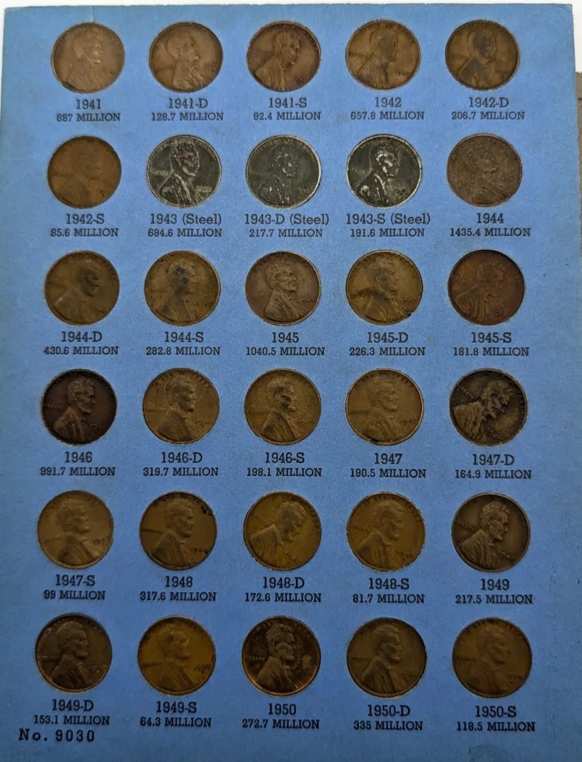 Whitman Lincoln Head Cent Coin Album Number Two - 2