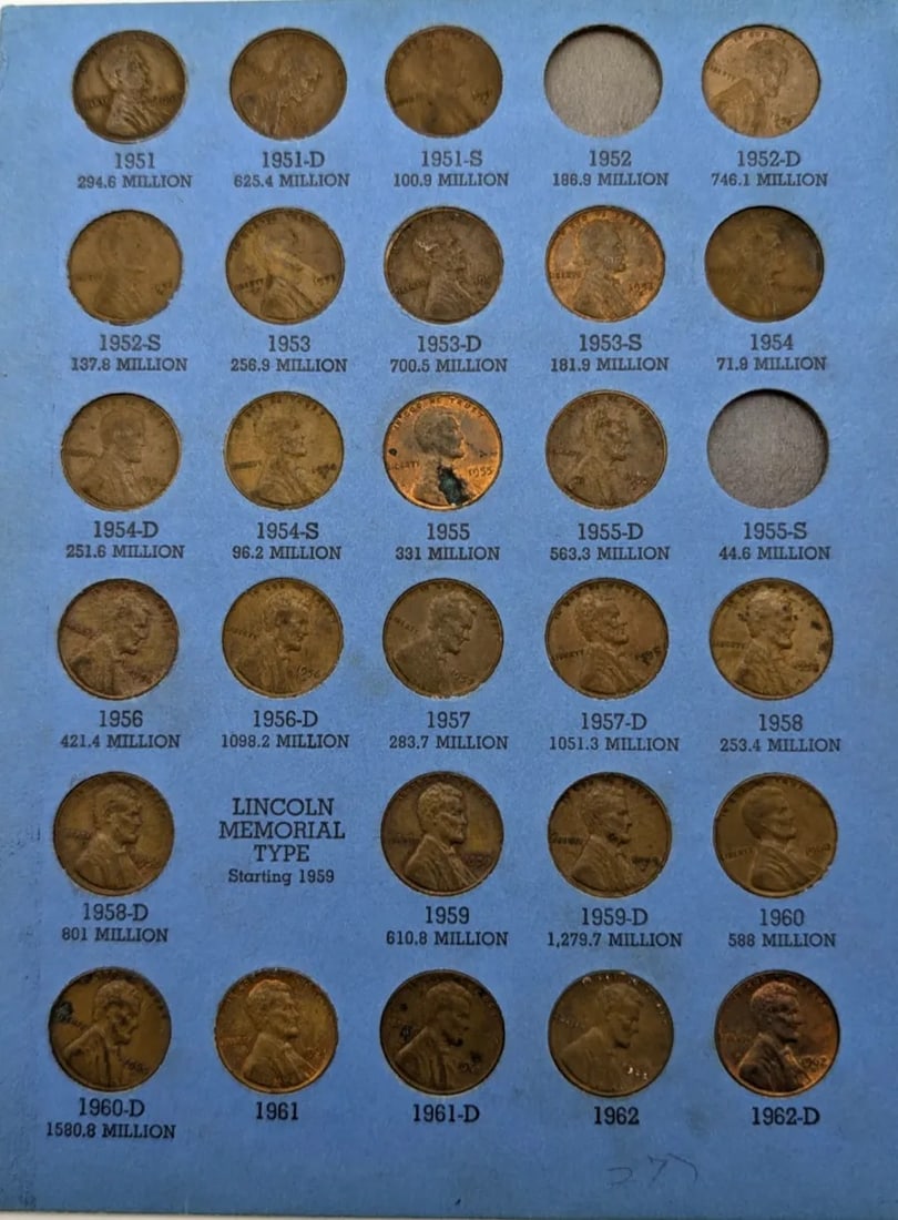 Whitman Lincoln Head Cent Coin Album Number Two - 3