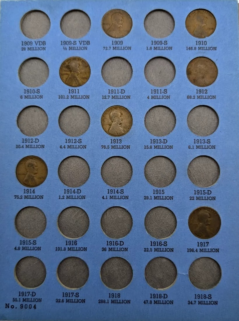 Whitman Lincoln Head Cent Coin Album Number One - 2
