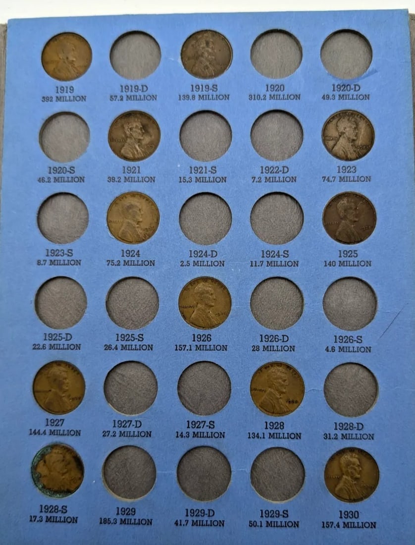 Whitman Lincoln Head Cent Coin Album Number One - 3