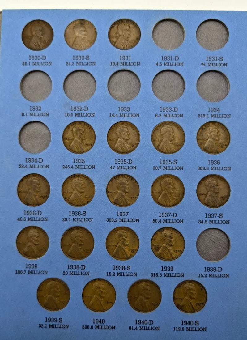 Whitman Lincoln Head Cent Coin Album Number One - 4