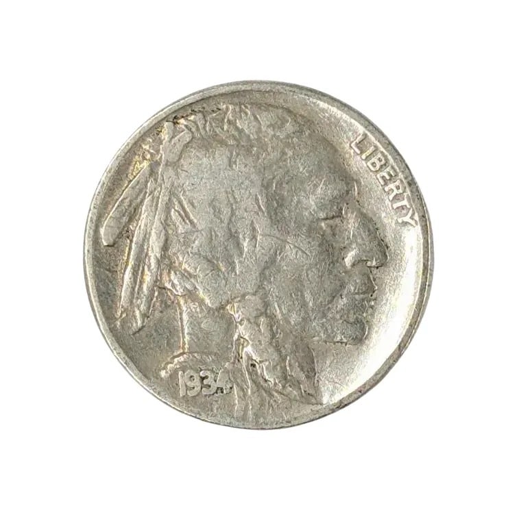 1934 Buffalo Nickel (1 of 2)