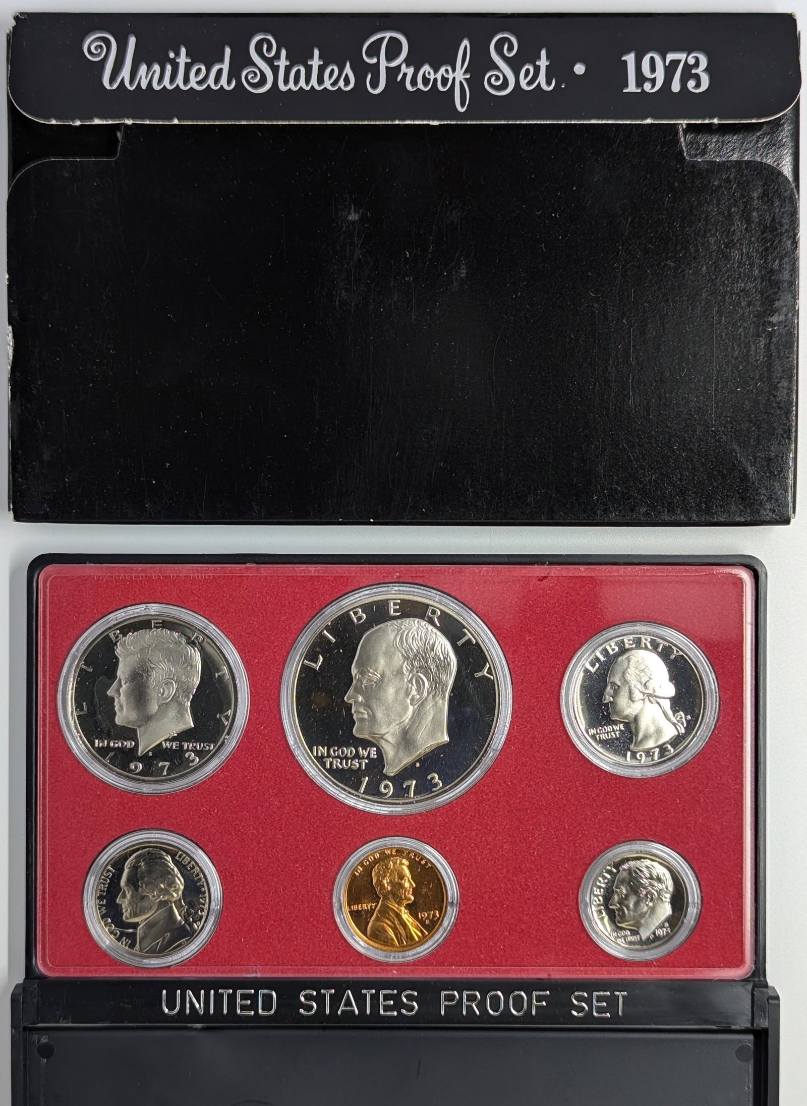 1973 US Proof Coin Set: _