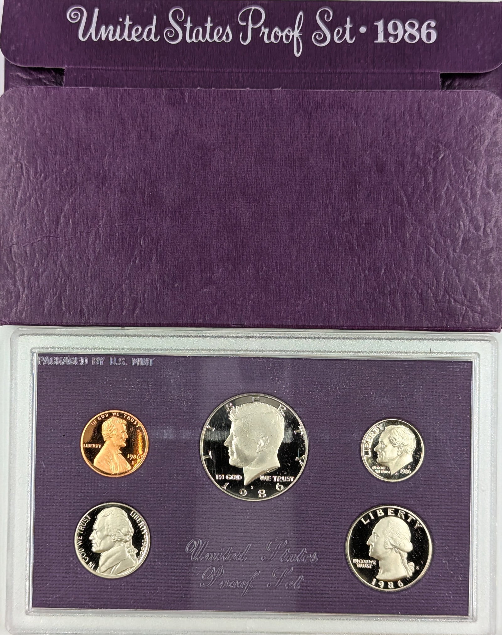 1986 US Proof Coin Set: _