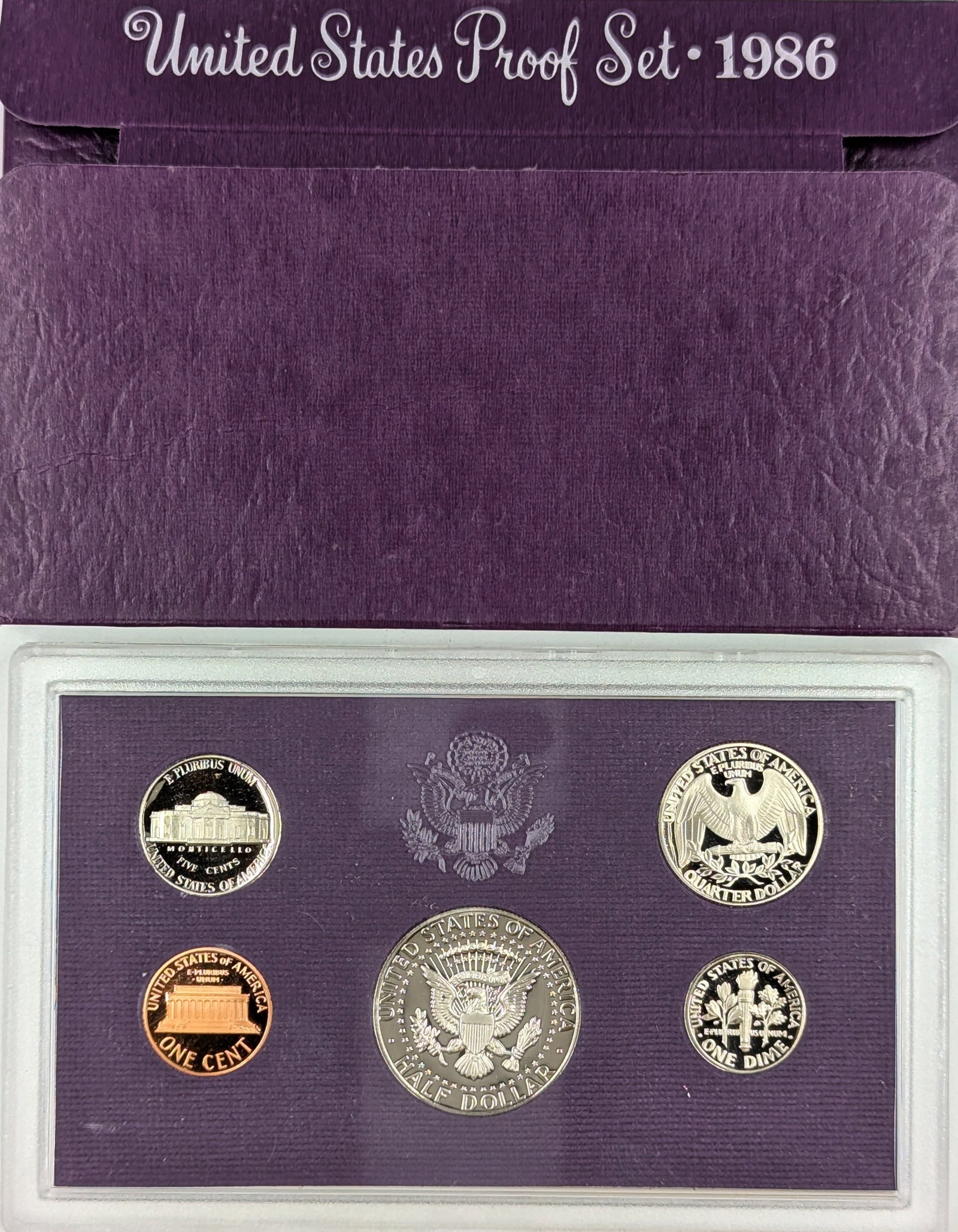 1986 US Proof Coin Set - 2