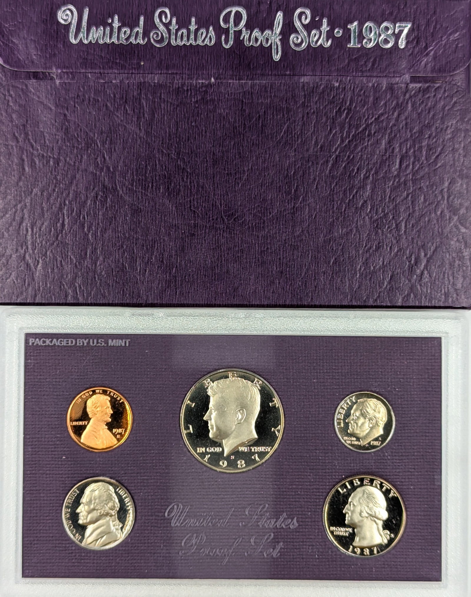 1987 US Proof Coin Set: _