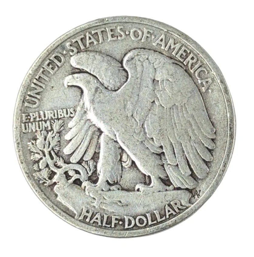 1939 Silver Walking Liberty Half Dollar - 2