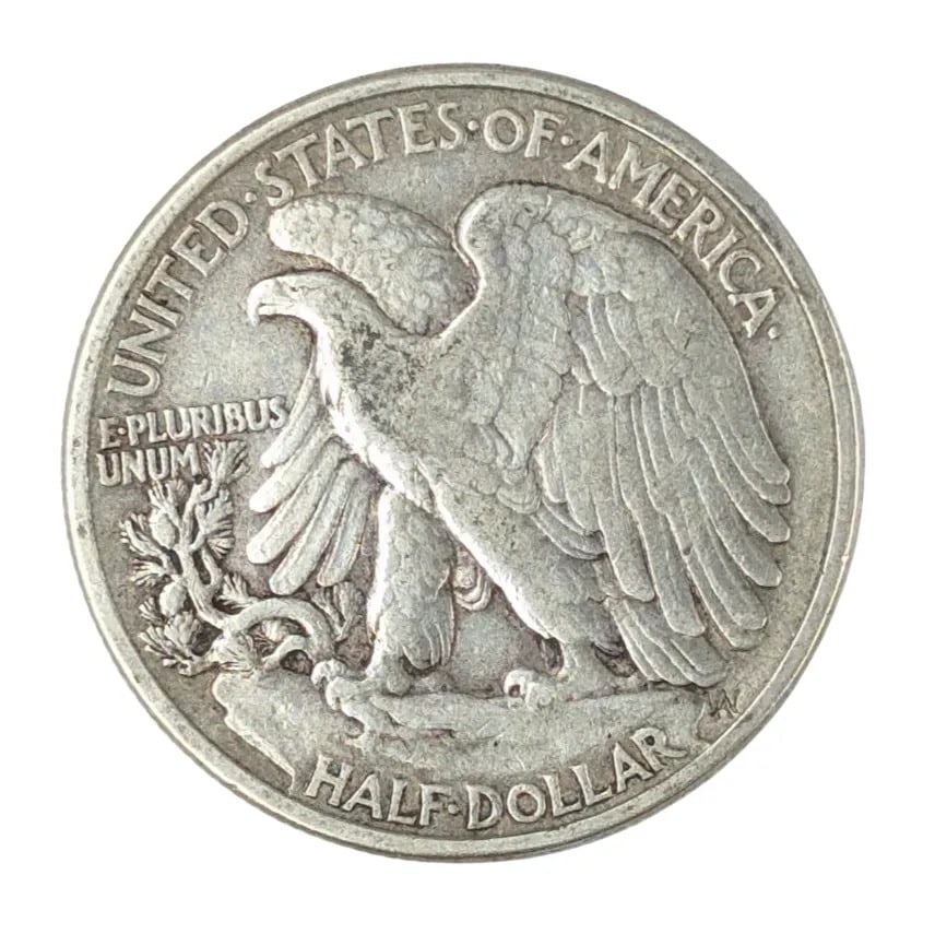 1943 Silver Walking Liberty Half Dollar - 2