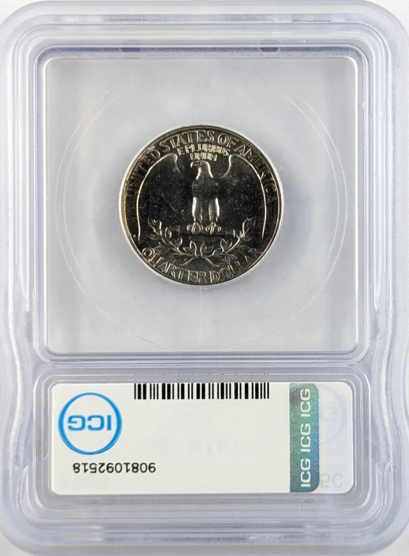 ICG 1966 MS67 Washington Quarter - 2