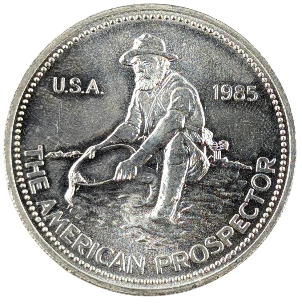 1 Ounce Fine .999 Silver Round- The American Prospector: _