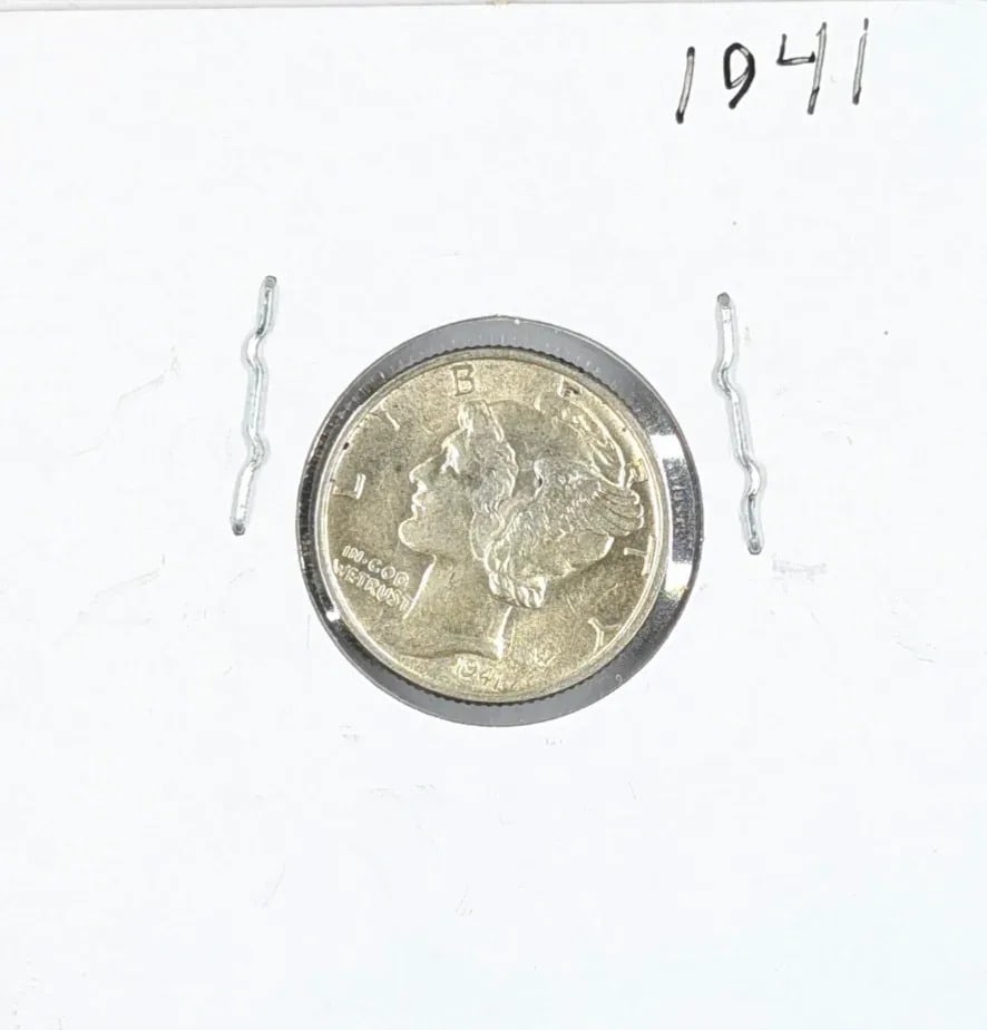 1941 Silver Mercury Dime: _