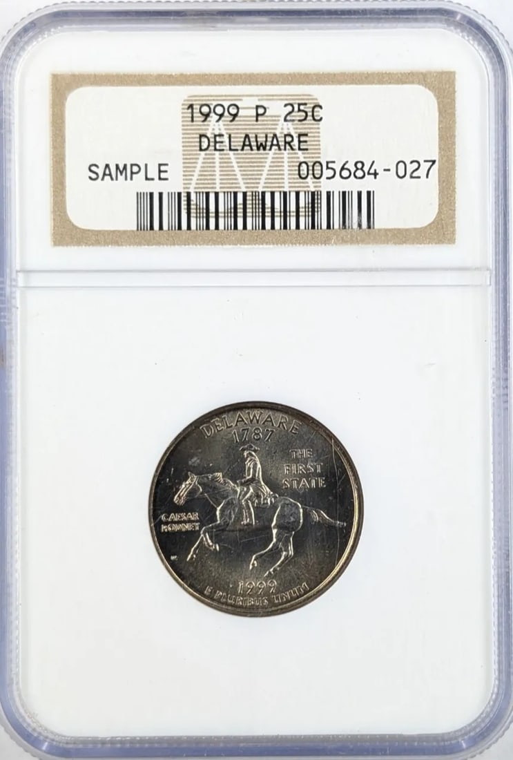 NGC 1999-P SAMPLE Washington State Quarter- DE: _