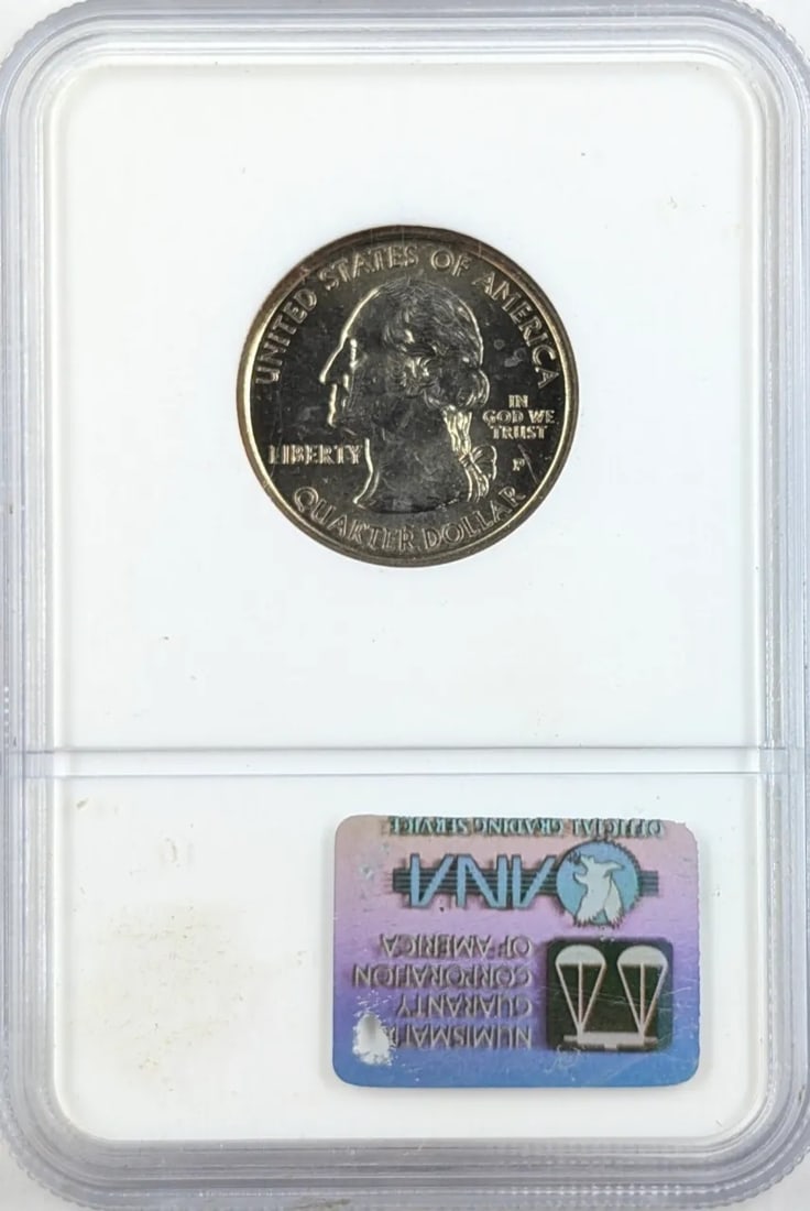 NGC 1999-P SAMPLE Washington State Quarter- DE - 2