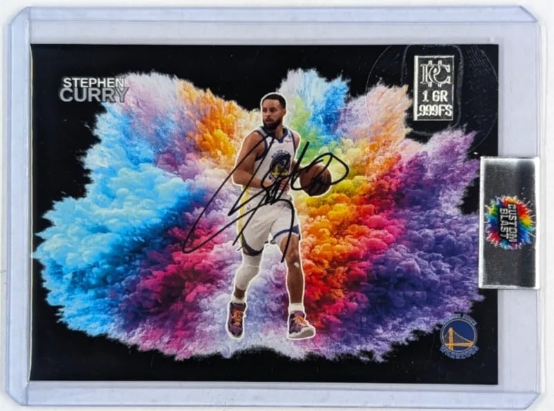 1 Grain .999 Silver Stephen Curry Card: _