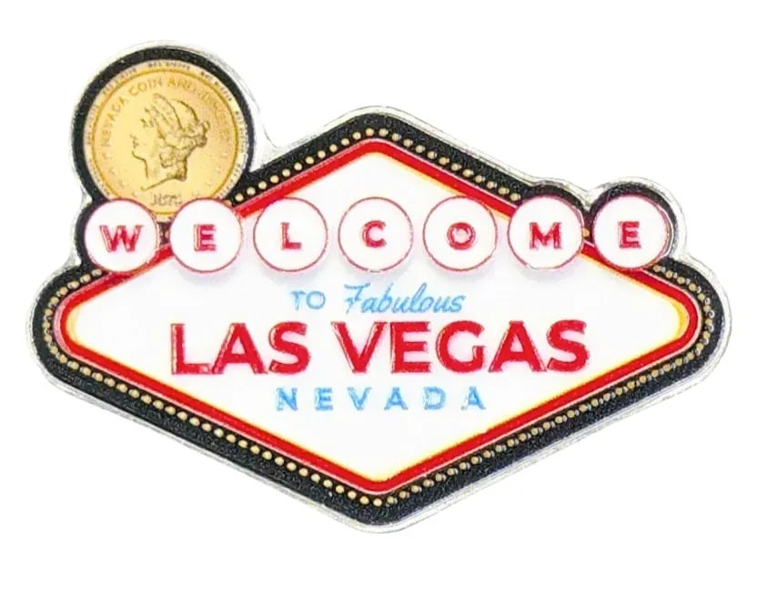 5 gram Fractional Vegas Silver - Fine .999 Silver: _