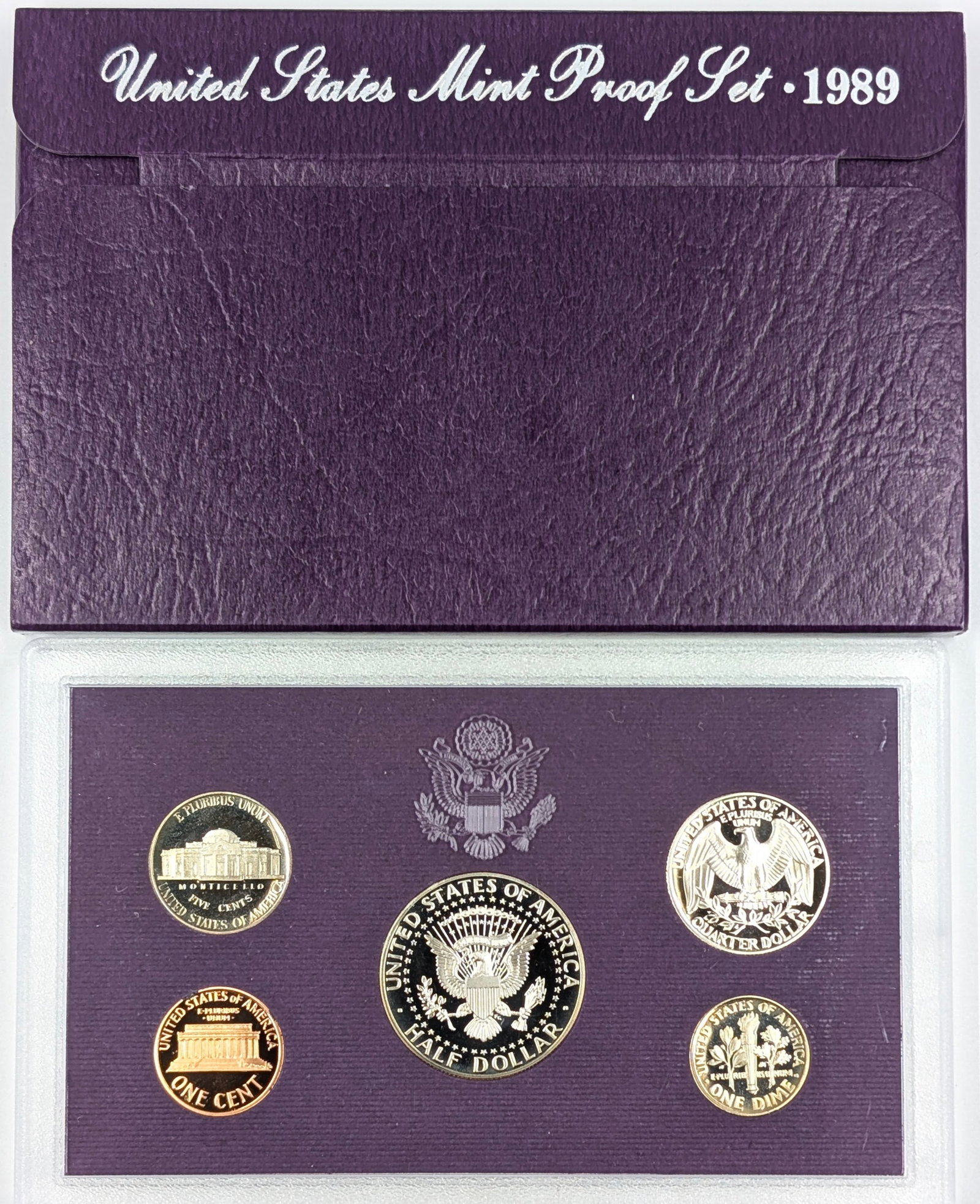 1989 US Mint Proof Coin Set - 2