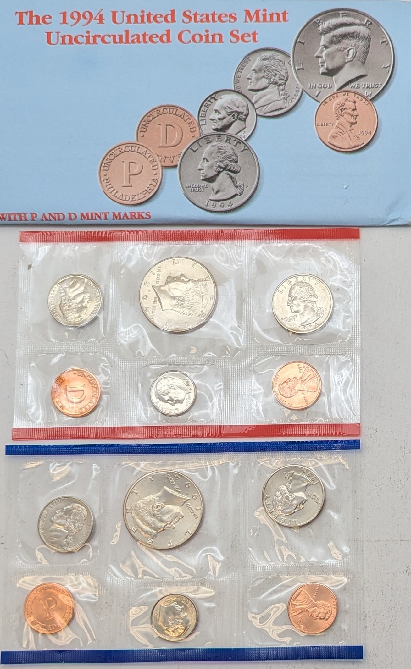 1994 US Mint Uncirculated Coin Set: _