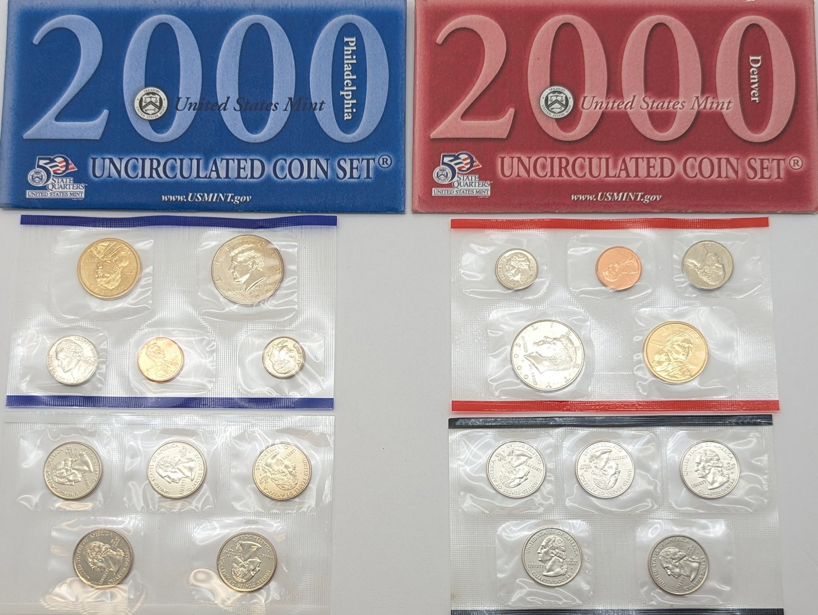2000 US Mint Uncirculated Coin Set: _