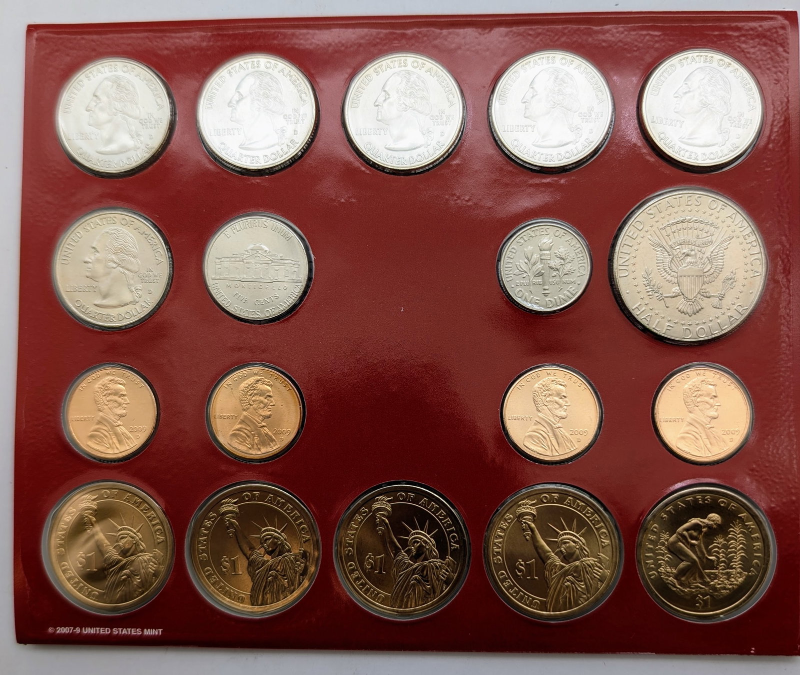 2009 P US Mint Uncirculated Coin Set - 2