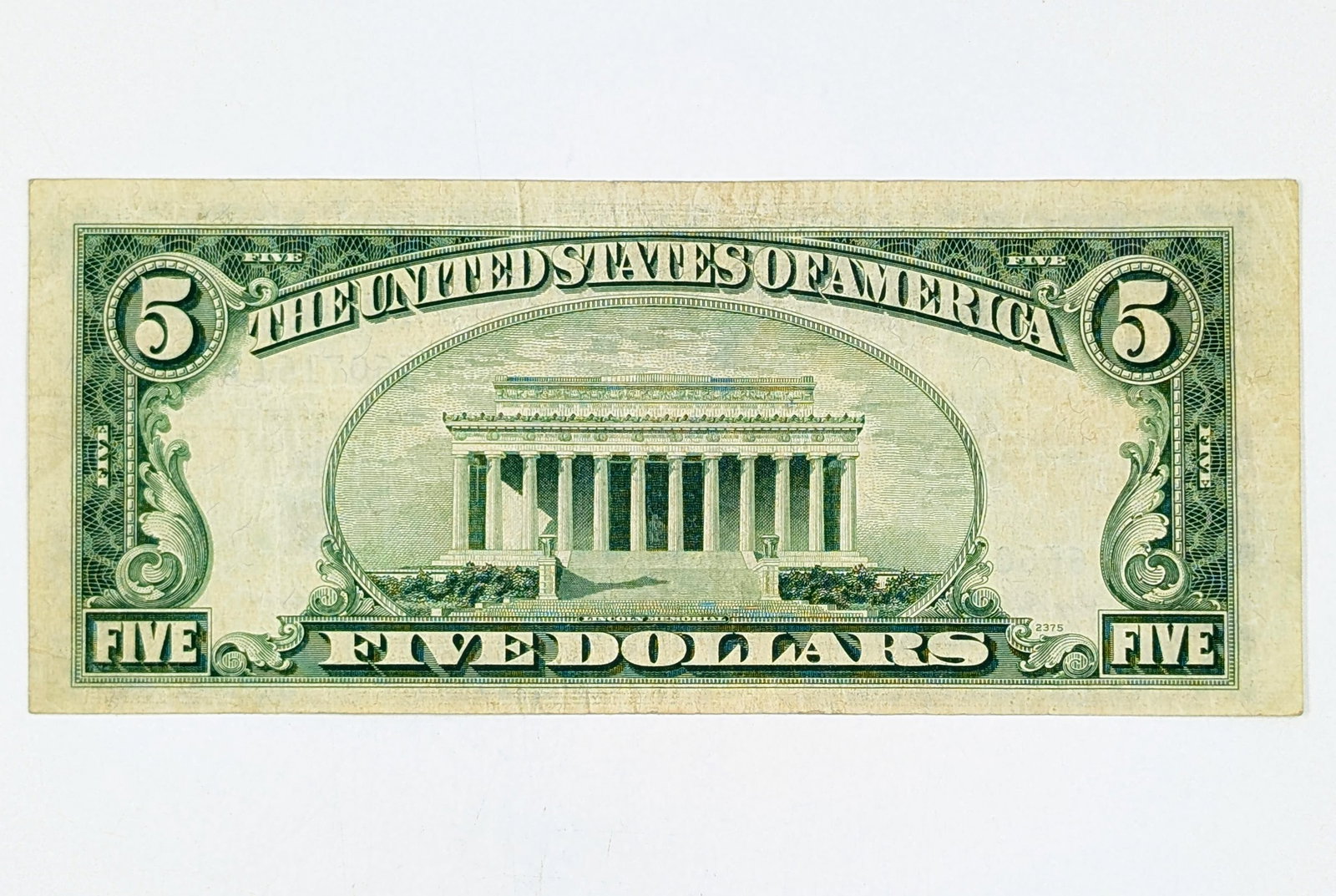 1953 A $5 Note - Silver Certificate - 2