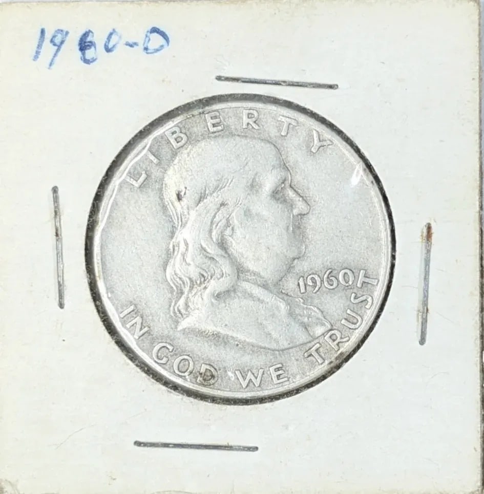 1960-D Silver Franklin Half Dollar: _