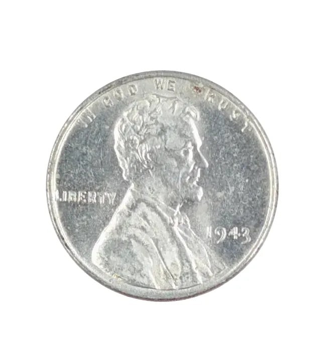 1943 Uncirculated Steel Lincoln Cent: _