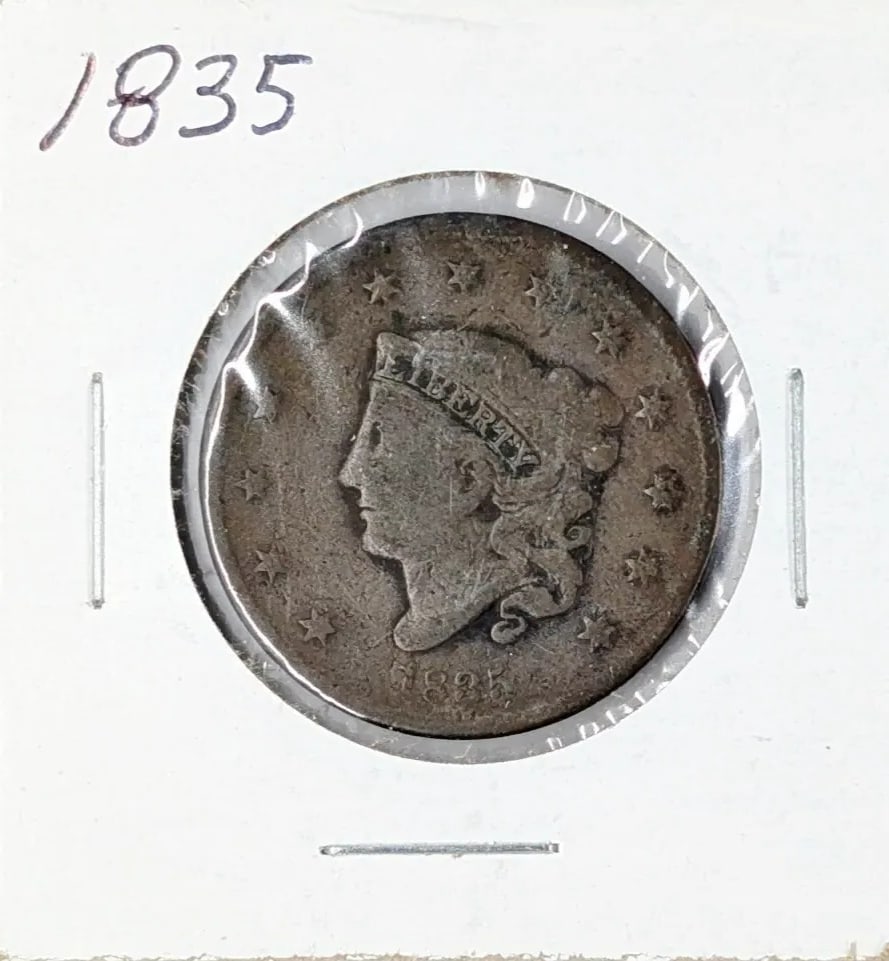 1835 Large Cent: _