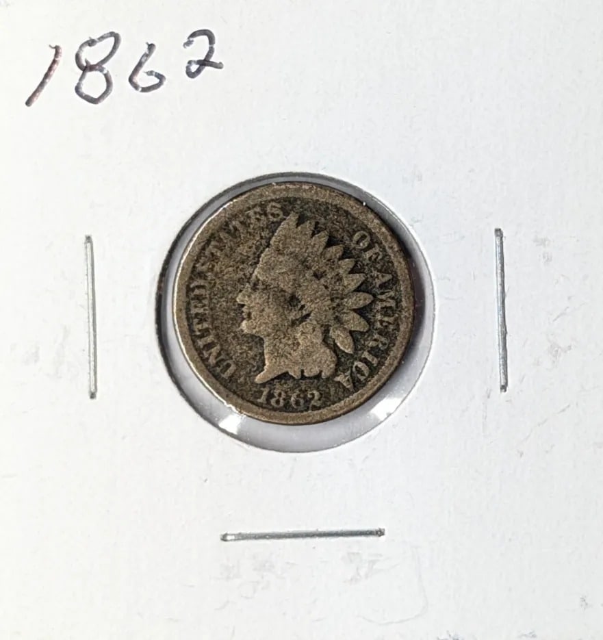 1862 Indian Cent- Semi Key Date: _
