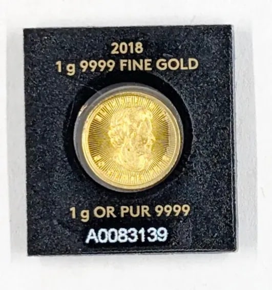 1 Gram .999 Gold- Royal Canadian Mint - 2
