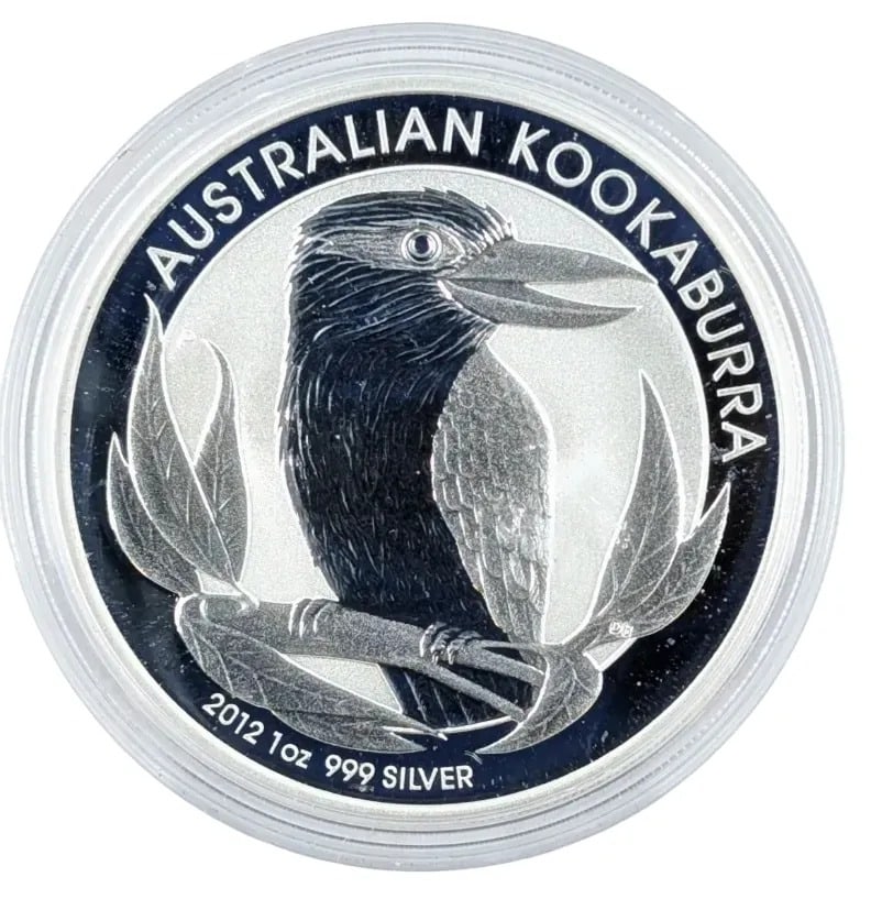 1 Ounce Fine .999 Silver Round-2012 Australian Kookaburra (1 of 2)