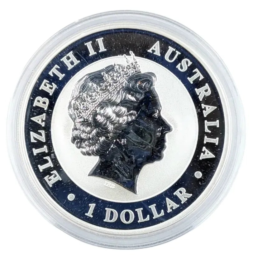 1 Ounce Fine .999 Silver Round-2012 Australian Kookaburra - 2