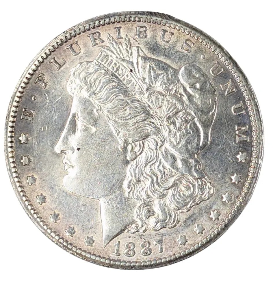 1887-S Morgan Silver Dollar: _