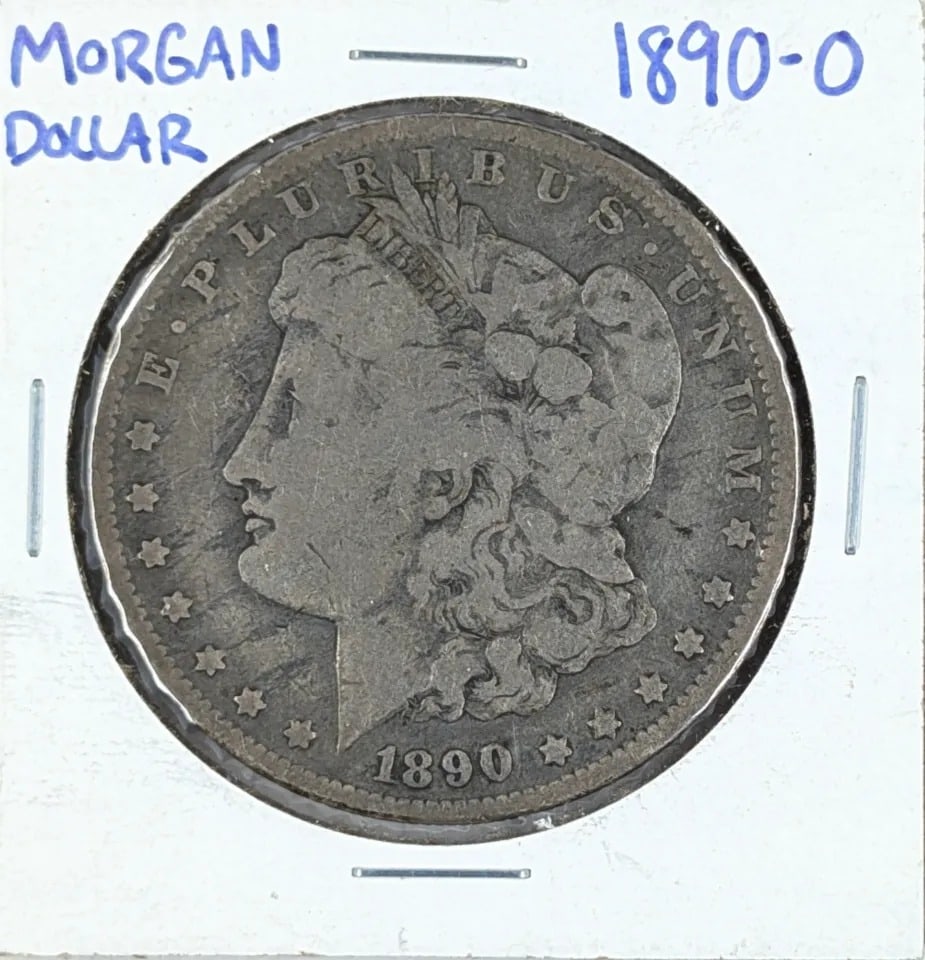 1890-O Morgan Silver Dollar: _