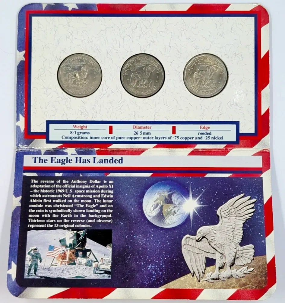 FEATURE - 1979 Susan B. Anthony Dollars- First Year All Mint Set - 3