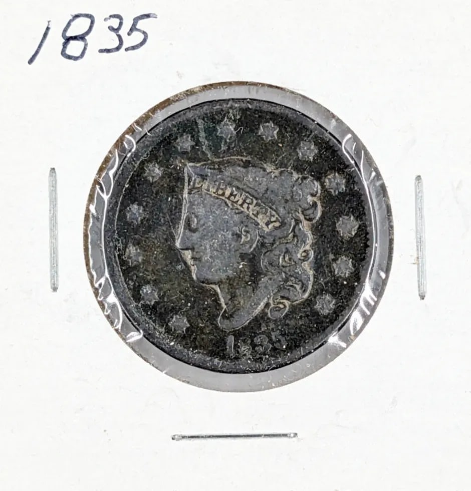 FEATURE - 1835 Large Cent: FEATURE