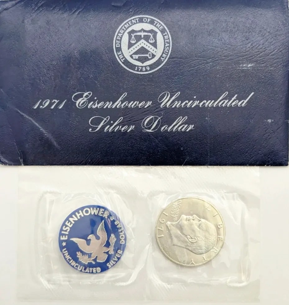 1971-S Eisenhower " Ike" Uncirculated Silver Dollar: _