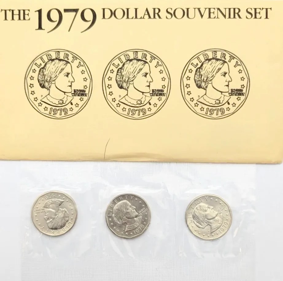 1979 Susan B. Anthony Dollar Souvenir Set: _