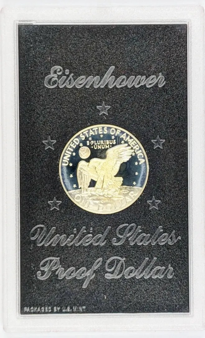 1974-S Eisenhower " Ike" Proof Silver Dollar - 3