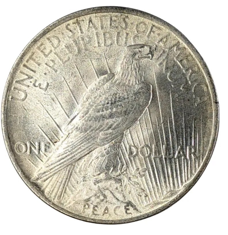 1924 Silver Peace Dollar - 2