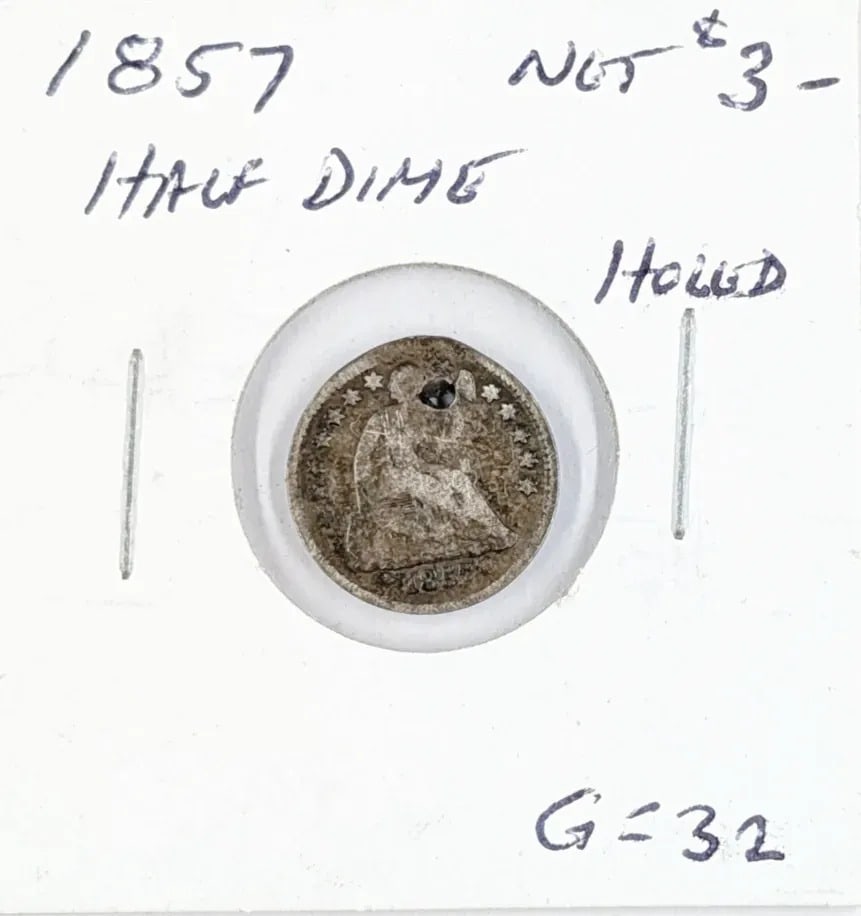 1857 Silver Half Dime: _