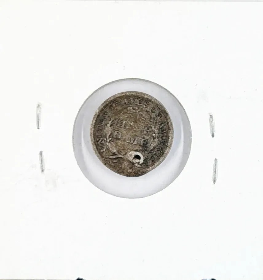 1857 Silver Half Dime - 2