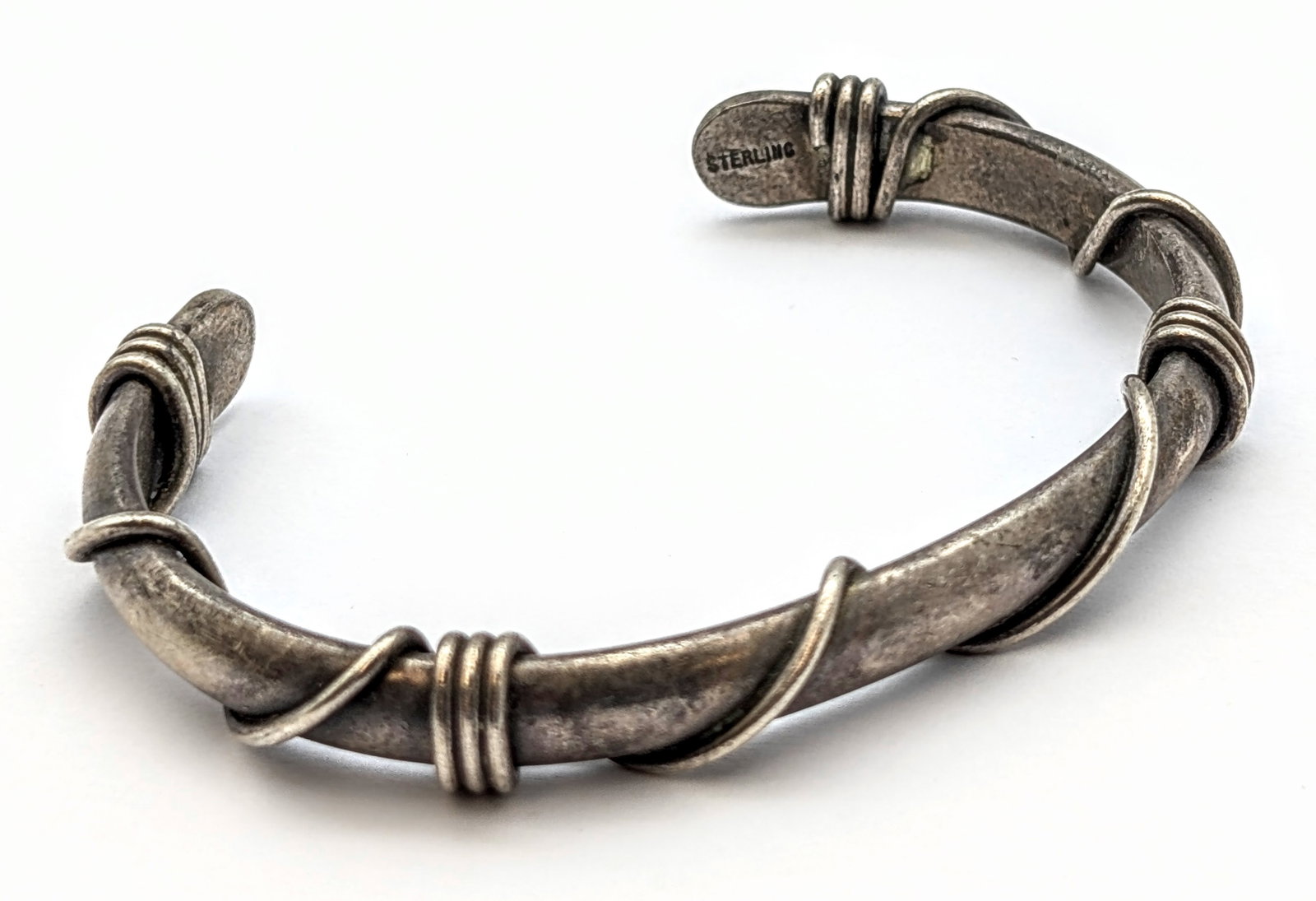 Vintage Sterling Silver Cuff Bracelet- 29.70 g - 2