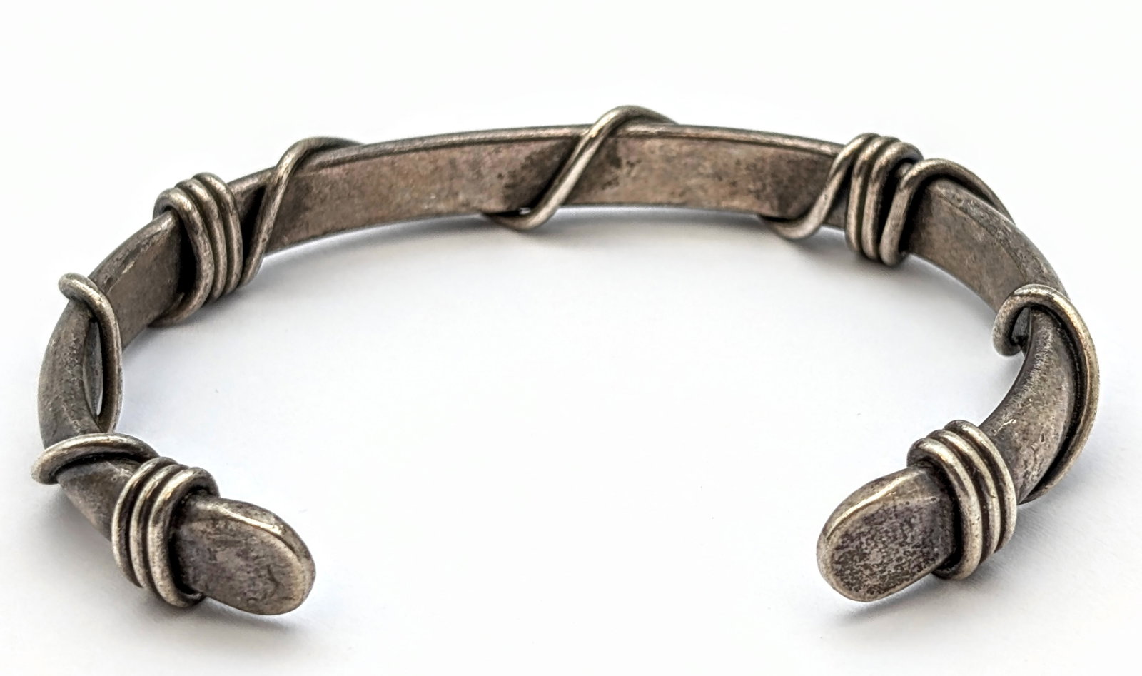 Vintage Sterling Silver Cuff Bracelet- 29.70 g - 3