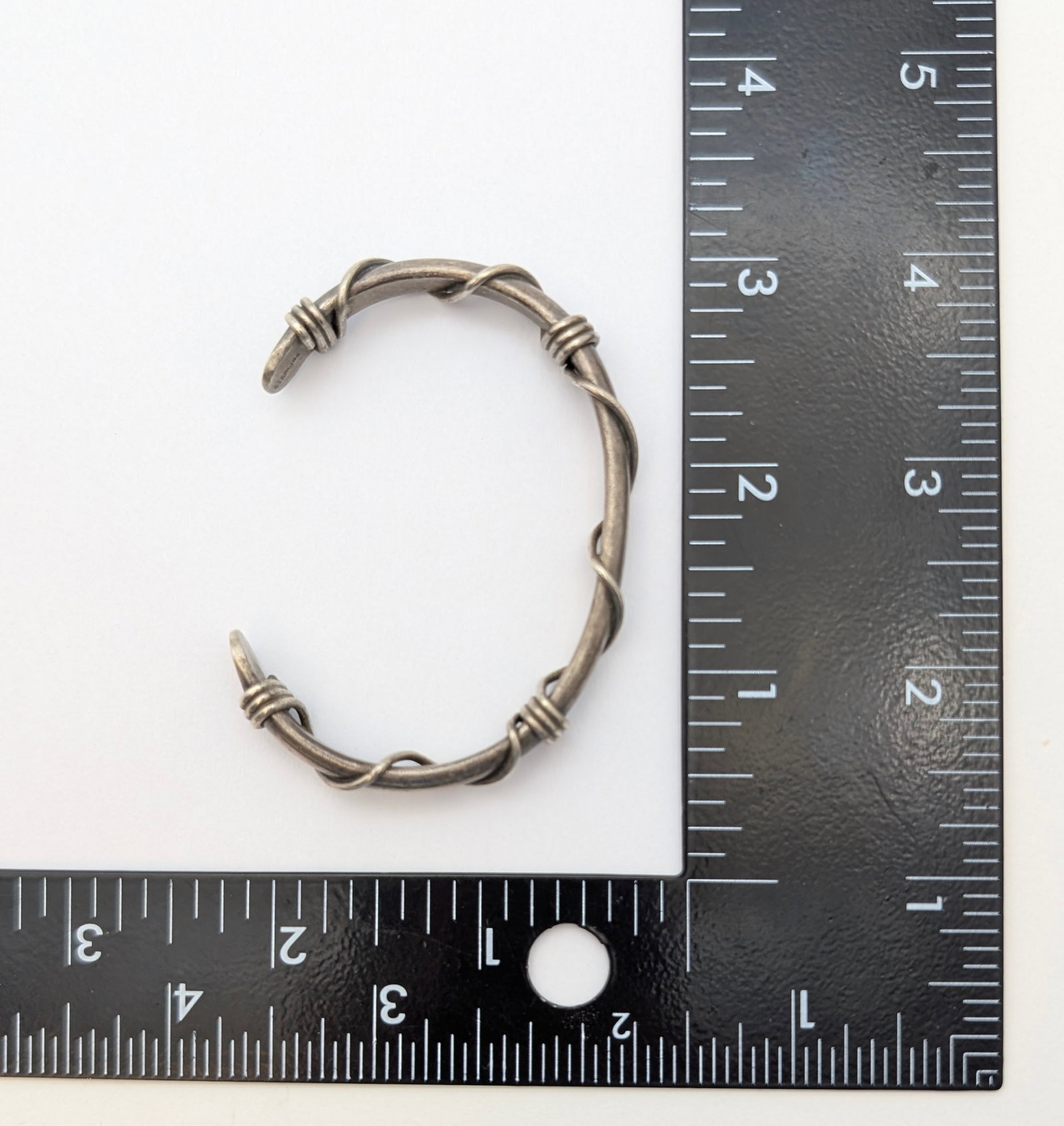 Vintage Sterling Silver Cuff Bracelet- 29.70 g - 5