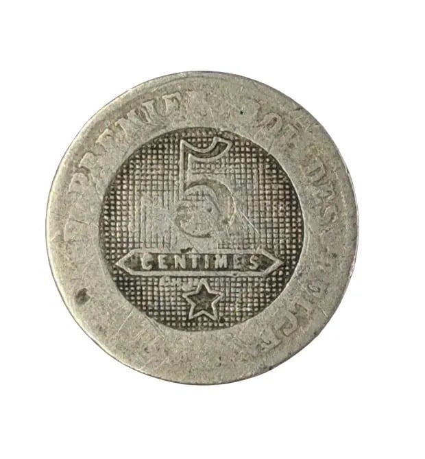 1862 Belgium 5 Centimes - 2
