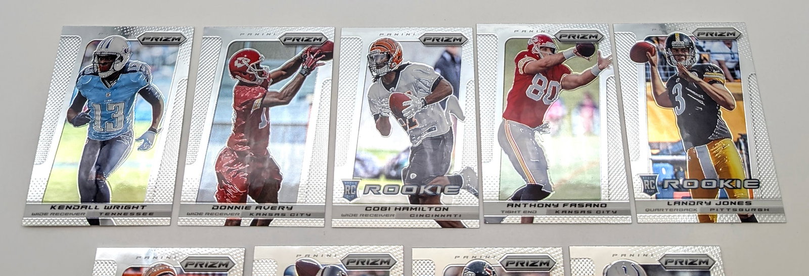 Large Lot of 2013 Panini Prizm NFL Trading Cards - 4