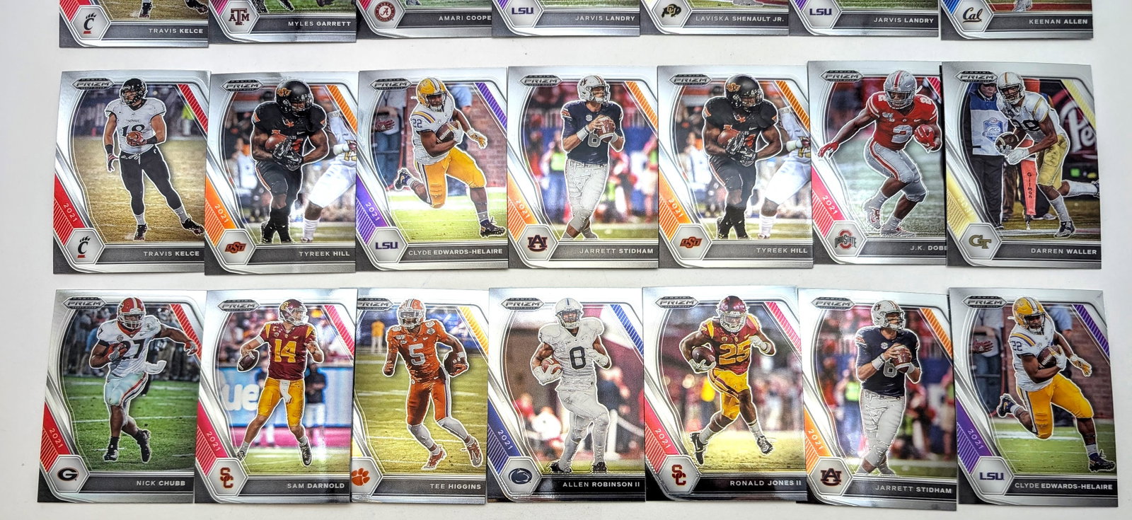 Large Lot of 2021 Panini Prizm Draft Picks College Football Trading Cards - 2