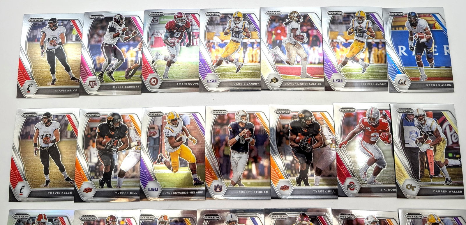Large Lot of 2021 Panini Prizm Draft Picks College Football Trading Cards - 3